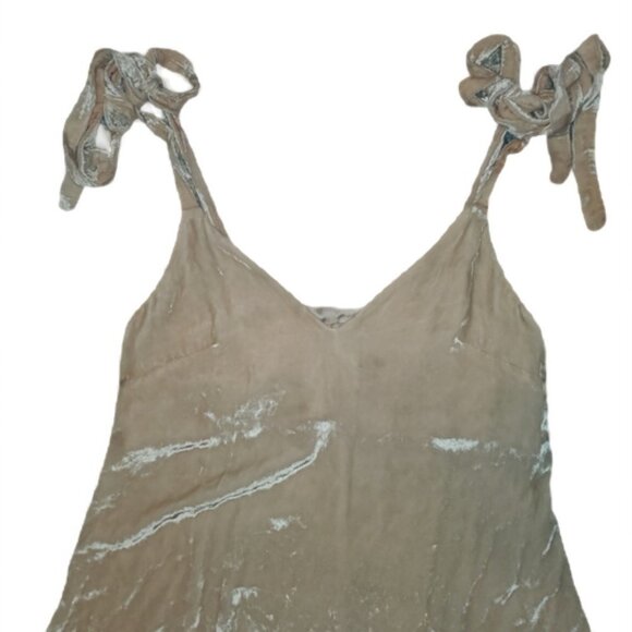 H&M Suede Light Pink Baby Doll Dress || EUC || Small - Picture 1 of 8